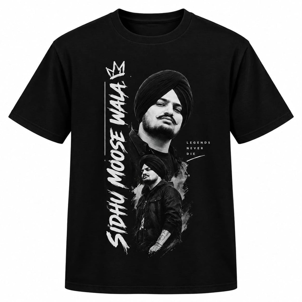 Sidhu Moose Wala Legends Never Die Graphic T-Shirt