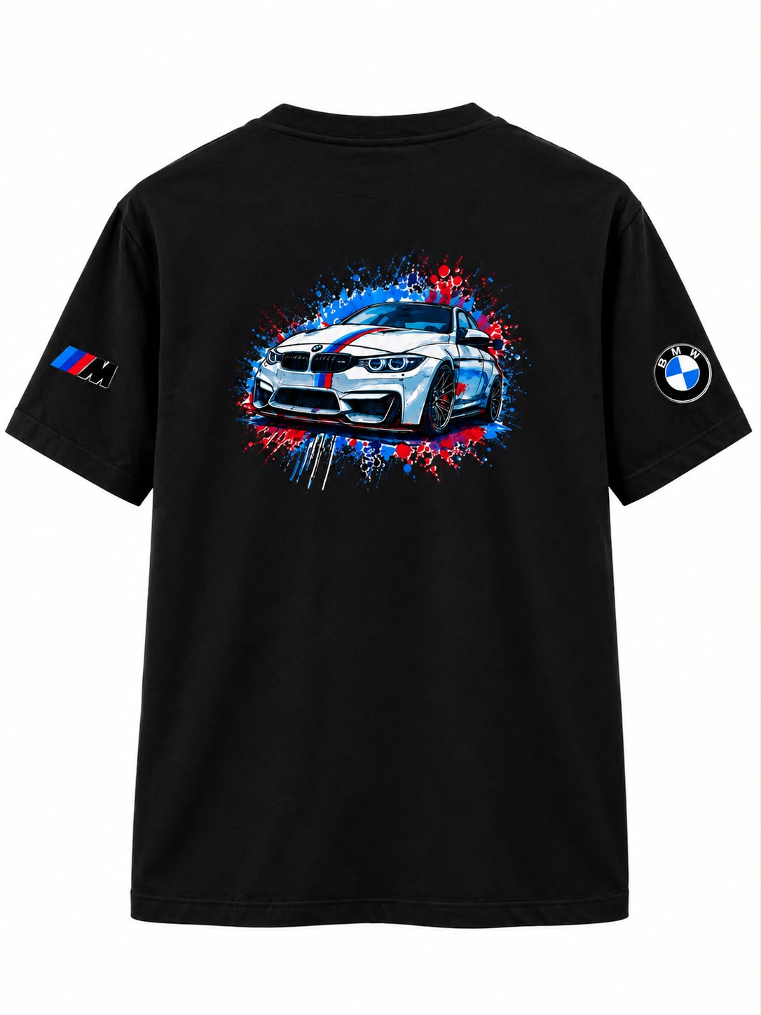 BMW M Series Car Graphic Printed T-Shirt