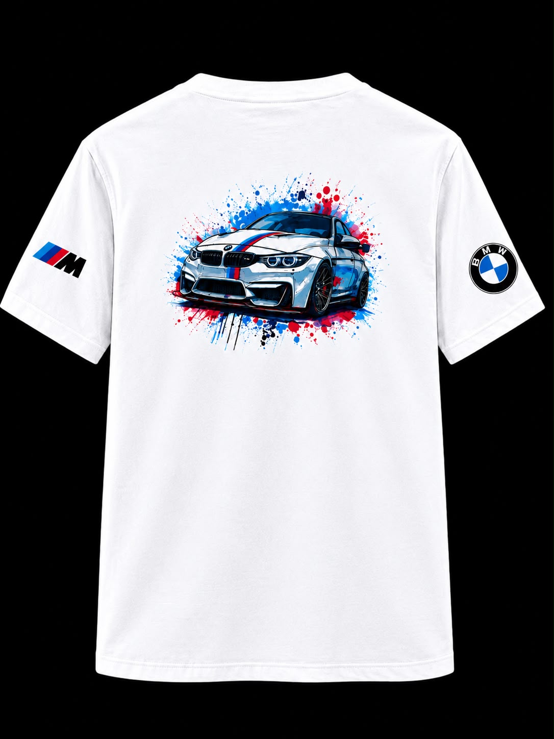 BMW M Series Car Graphic Printed T-Shirt