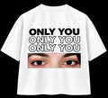 Only You Eyes Graphic Oversized T-Shirt