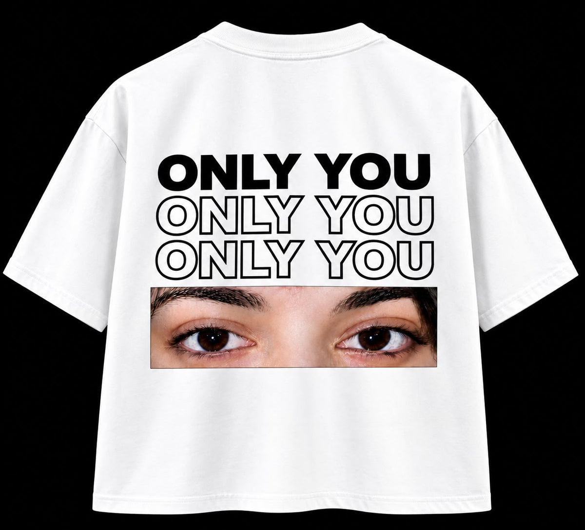 Only You Eyes Graphic Oversized T-Shirt