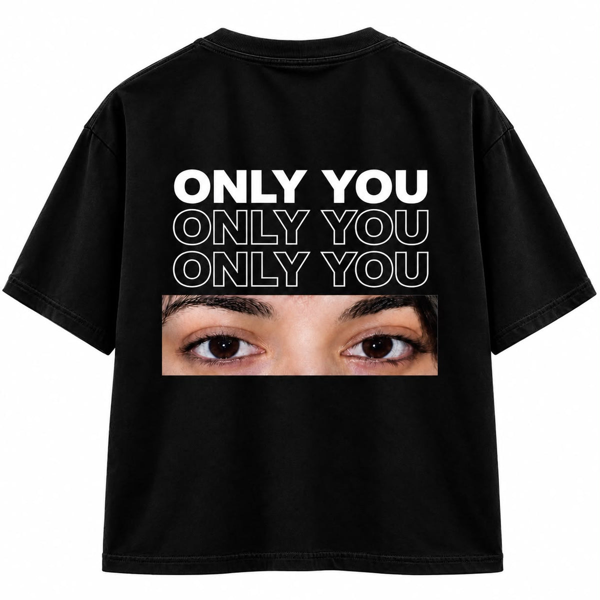 Only You Eyes Graphic Oversized T-Shirt