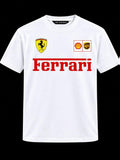 Ferrari Horse Graphic Oversized T-Shirt